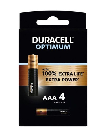 Pilas DURACELL AAALR03K4OPTIMUM Duracell Optimum  