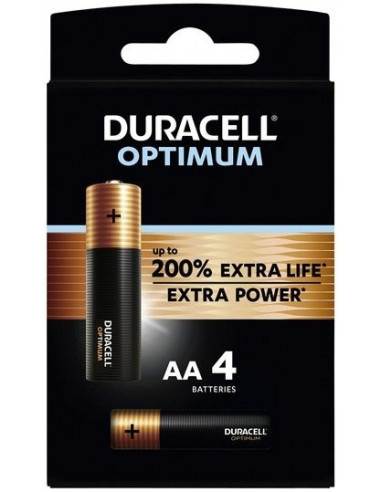 Pilas DURACELL AALR06K4OPTIMUM Duracell Optimum  