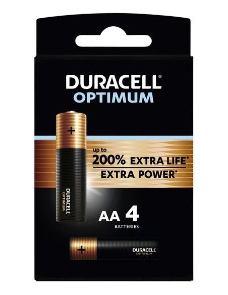 Pilas DURACELL AALR06K4OPTIMUM Duracell Optimum  