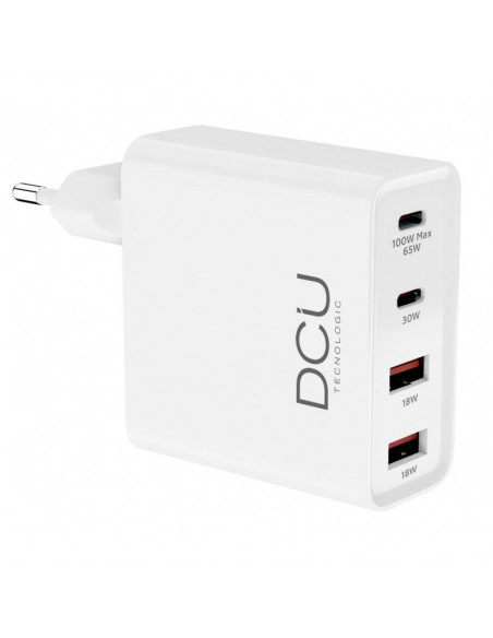 Cargador gan DCU 37300770  pd 100w  2 usb c     2 us