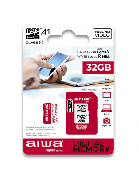 Memorias AIWA MSDC1032GB  microSDXC rated for Exte