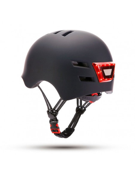 CASCO YOUIN HOMOLOGADO  AJUSTABLE BATERIA NEGRO