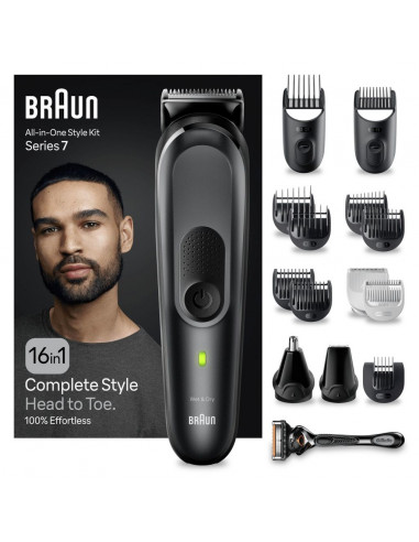 AFEITADORA BRAUN MGK7470 16in1 MULTIGROOMER