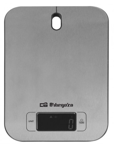 Balanza Cocina Orbegozo PC1017  5kg max   Inox