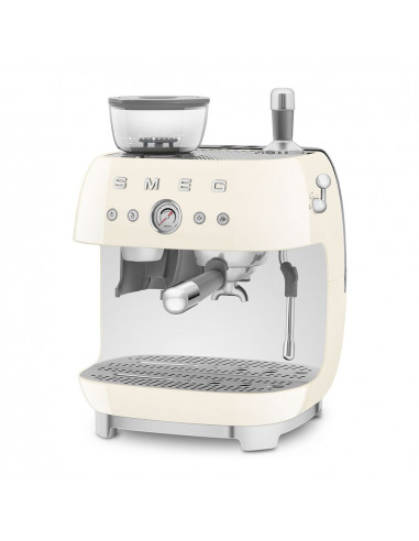 Cafetera espresso Smeg EGF03CREU  1650w  2 4l  cre