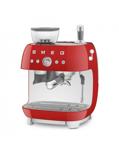 Cafetera espresso Smeg EGF03RDEU  1650w  2 4l  roj