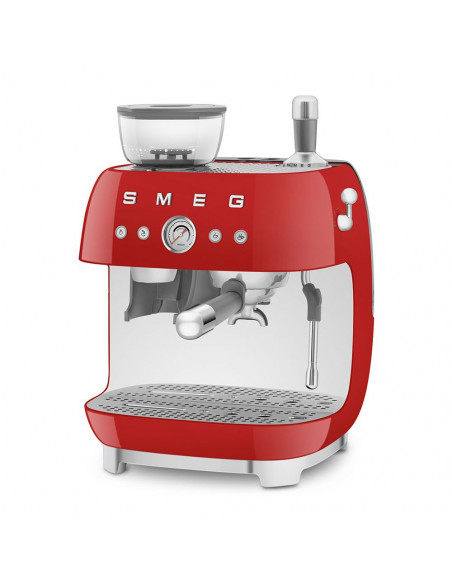 Cafetera espresso Smeg EGF03RDEU  1650w  2 4l  roj