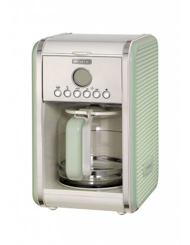 Cafetera goteo Ariete 134204  vintage verde 12t