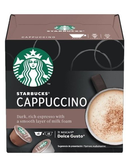 Capsula Starbucks DG Cappuccino Intenso  1 caja 12