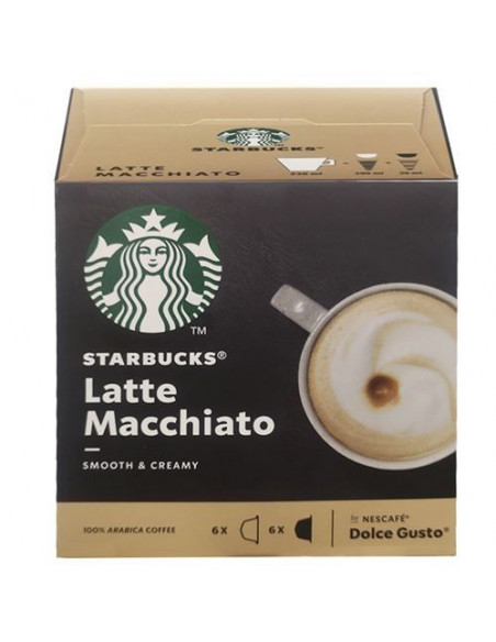 Capsula Starbucks DG Latte Macchiato Suave  12caps