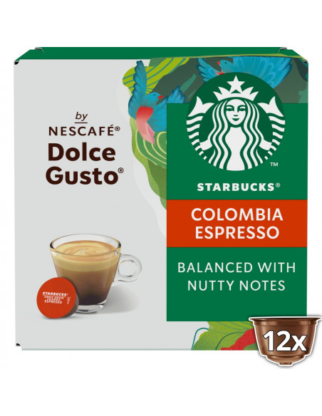 Capsula Starbucks DG Sbux Medium Colombia  12Cap