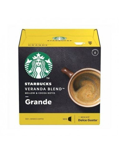 Capsula Starbucks DG Veranda Suave  1 caja 12 c