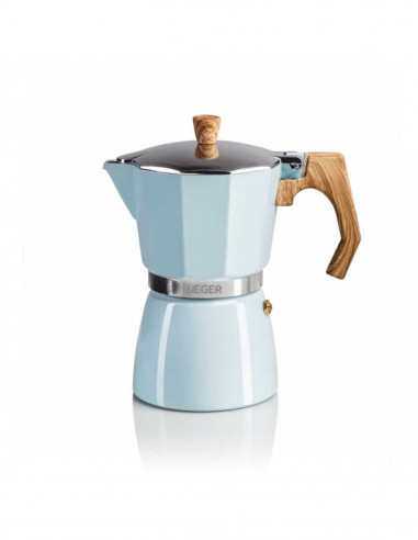 Cafetera italiana Haeger CP06A011A  moka pot 6  az