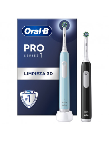 Cepillo Dental Braun Oral B PRO1 duo negro  azul