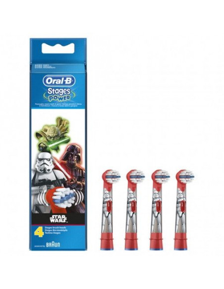 Rec  Dental Oral B Braun Star Wars Kids Cabezales