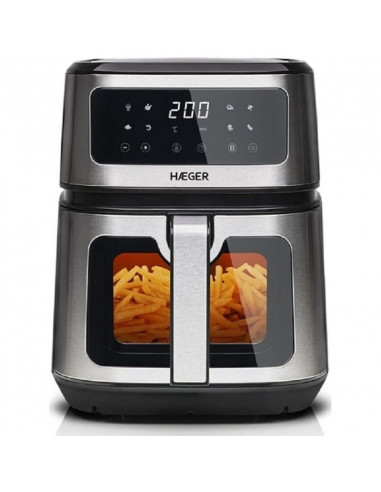 Freidora airfry Haeger AFD50004A  5l  1200w  8 pro