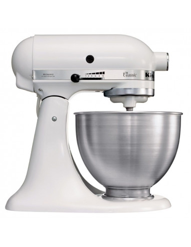 Robot classic kitchenaid K45SSEWH  4 28l blanco