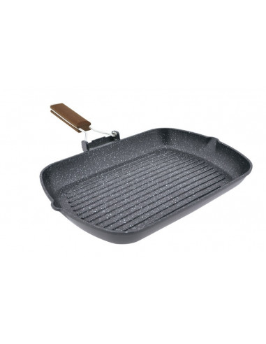 Sarten Jata GP35  grill aluminio fundido 35x25