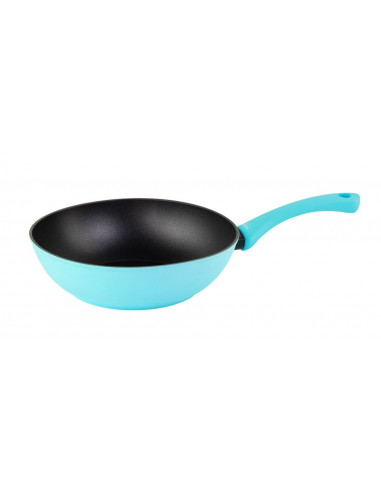 Wok Inoxibar 18833  rainbow blue 28cm