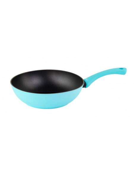 Wok Inoxibar 18833  rainbow blue 28cm