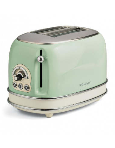 Tostador Ariete 15514  vintage verde  2 r