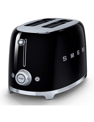 Tostador Smeg TSF01BLEU  50 style 2  rebanadas negr