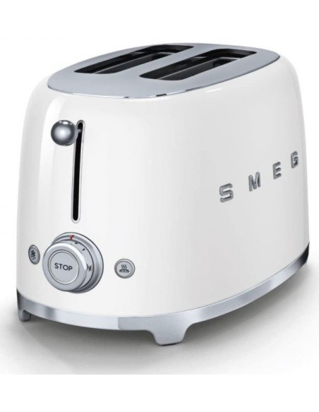 Tostador Smeg TSF01WHEU  50 style 2  rebanadas blan