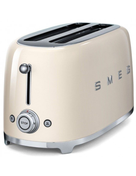 Tostador Smeg TSF02CREU  50 style 4  rebanadas crem