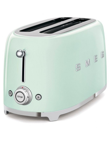 Tostador Smeg TSF02PGEU  50 style 4  rebanadas verd