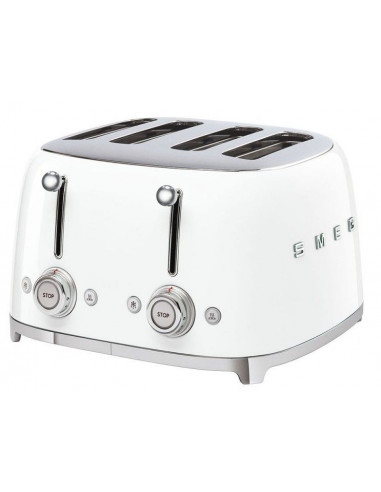 Tostador Smeg TSF03WHEU  50 style 4  rebanadas blan