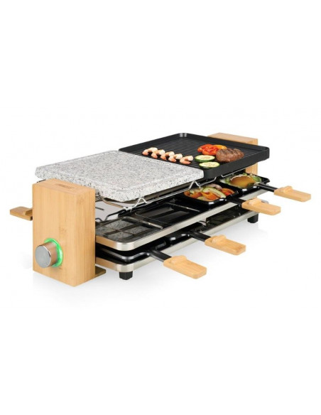 Raclette Princess 162955  bambu  8 personas