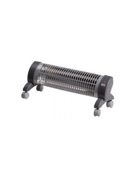 Estufa de Cuarzo FM 2302R  de pie 1200w con ruedas