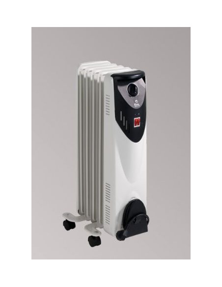 Radiador Aceite FM BR10  1000w  5 Elementos  Al