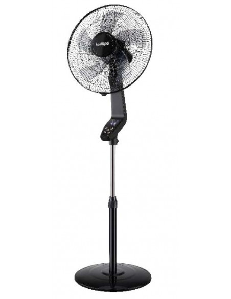 Ventilador Pie Bastilipo COIN BLACK LED TURBO EFFI