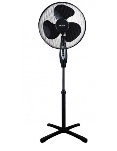 Ventilador pie Haeger SF16B012A  40cm  cross black