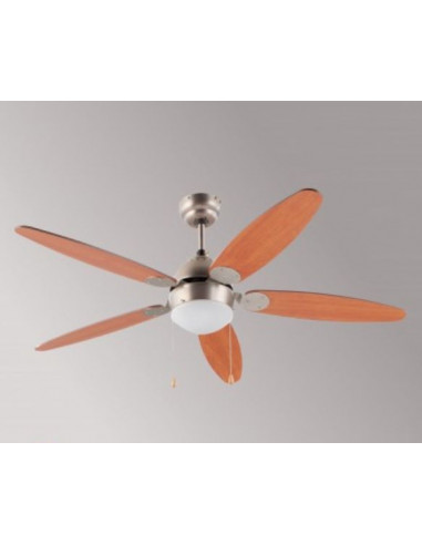 Ventilador Techo FM VT130  132cm  5 aspas  luz