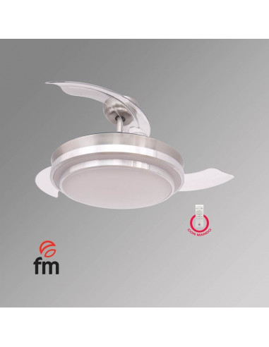 Ventilador techo FM VTSENZA  dc 107 cm    c luz c m