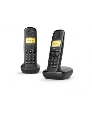 Telefono Fijo GIGASET GIA170 DUO NEGRO