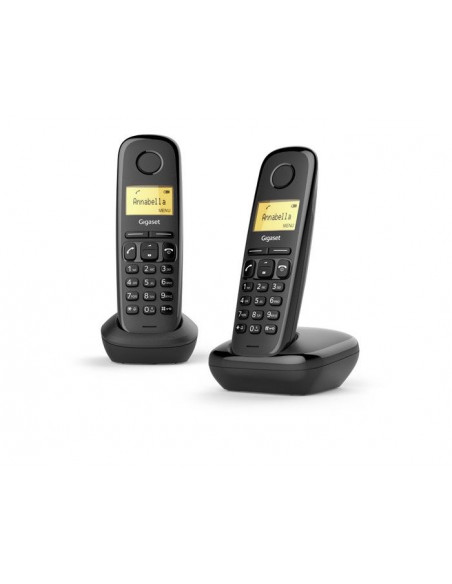 Telefono Fijo GIGASET GIA170 DUO NEGRO