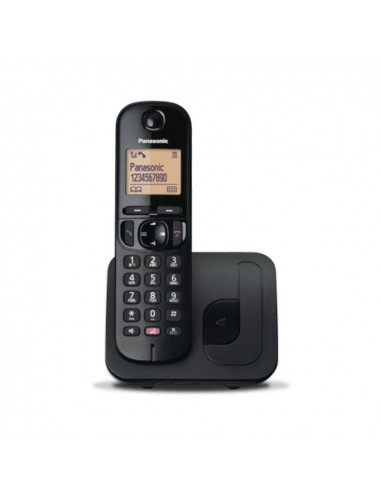 Tel  fono fijo Panasonic KXTGC250SPB  dect basico