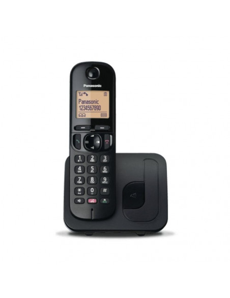 Tel  fono fijo Panasonic KXTGC250SPB  dect basico