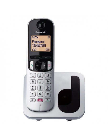 Tel  fono fijo Panasonic KXTGC250SPS  dect basico