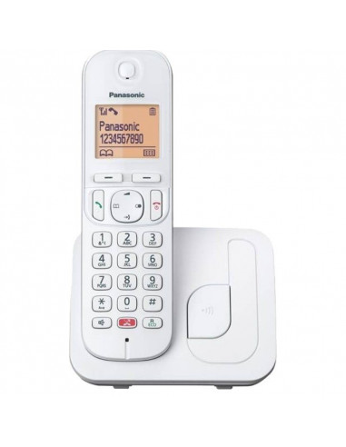 Tel  fono inalam   Panasonic KXTGC250SPW  dect