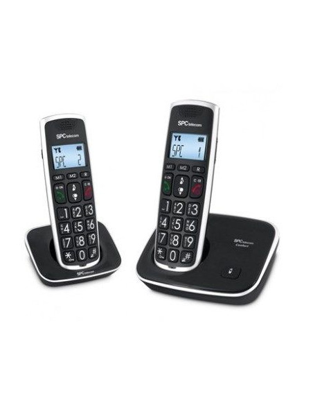 Telefono Inalambrico SPC 7609N  Negro duo manos li