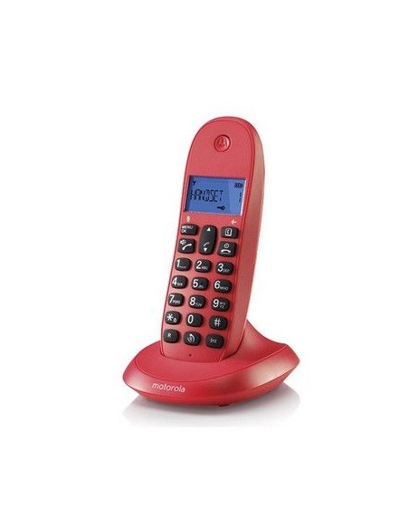 Telefono Motorola C1001LB CEREZA DECT