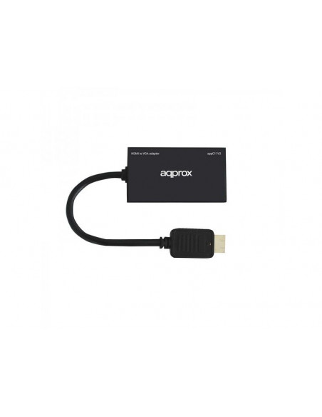 Adaptador APPROX APPC11V2  HDMI A VGA con audio V2